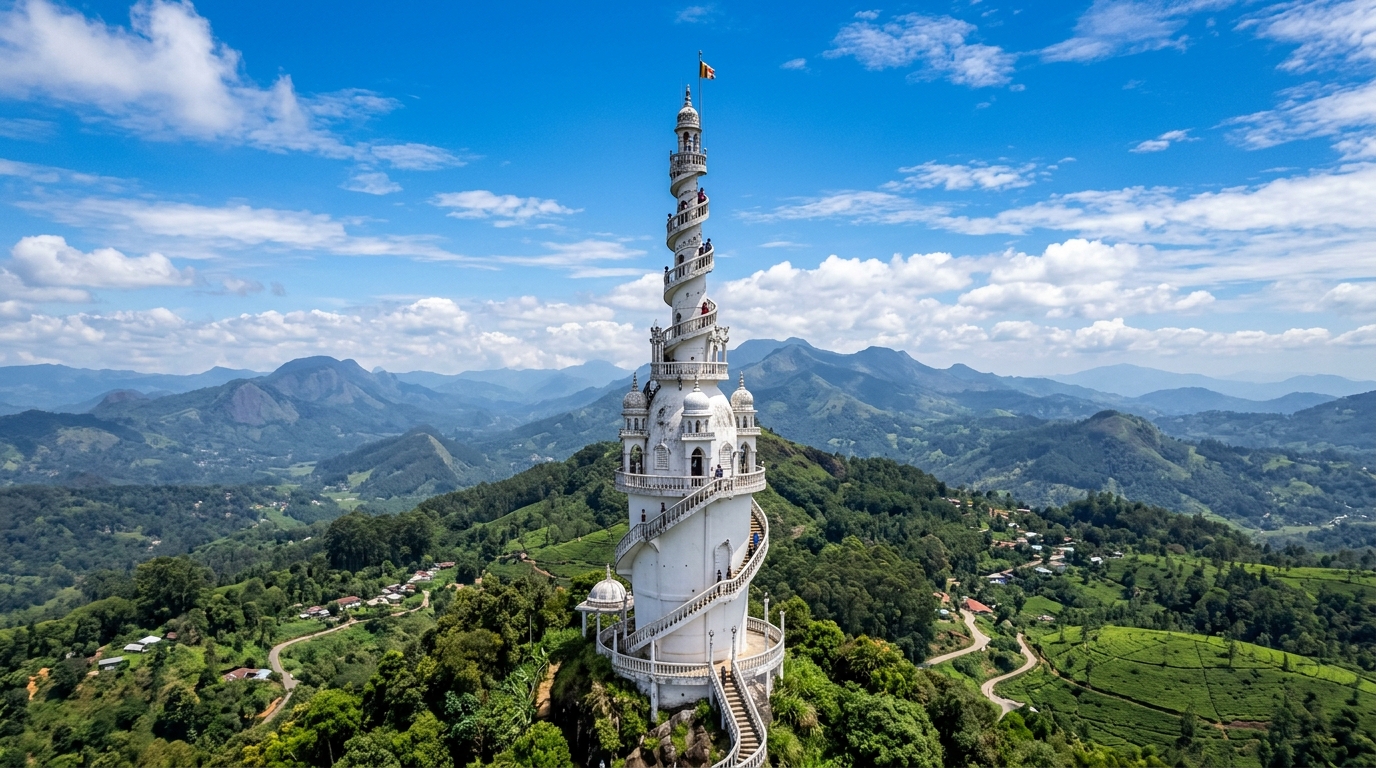 Ambuluwawa Tower Gampola Sri Lanka
